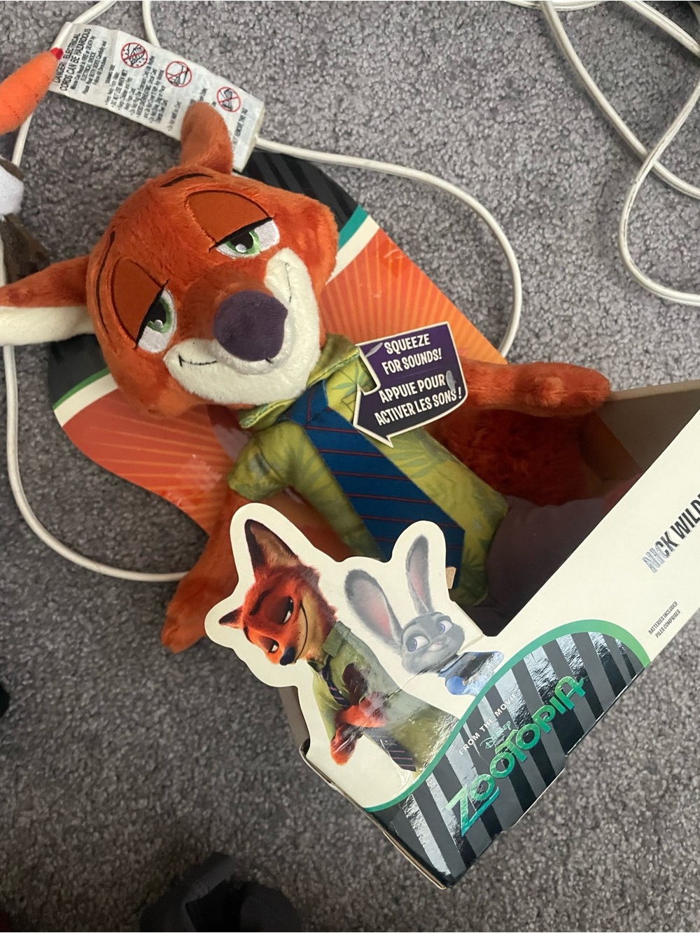 Nick Wilde Zootopia talking plush 2017